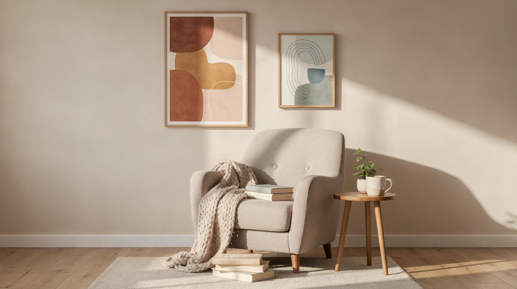 Art Print Pairings for a Cozy Reading Nook