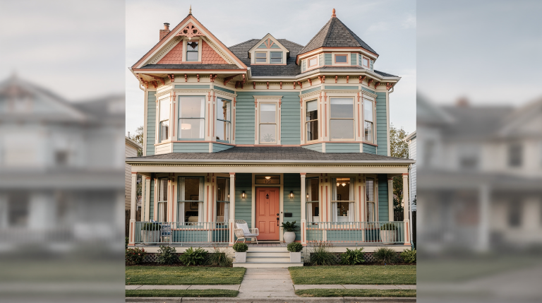 Home Tour: A Colorful Victorian House with Modern Comforts