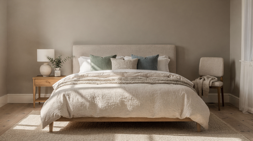 How to Create a Calm Bedroom with Color and Texture