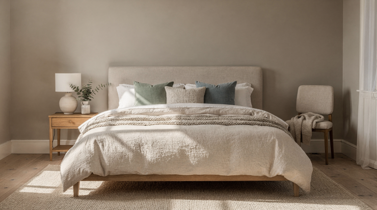 How to Create a Calm Bedroom with Color and Texture