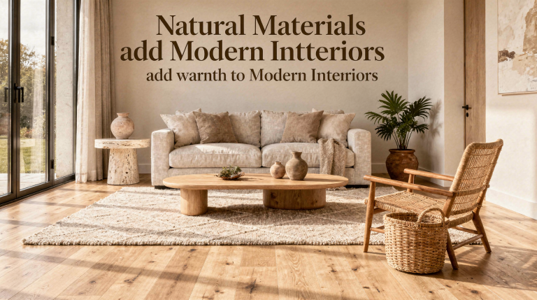 Natural Materials That Add Warmth to Modern Interiors