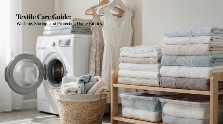 Textile Care Guide: Washing, Storing, and Protecting Home Fabrics